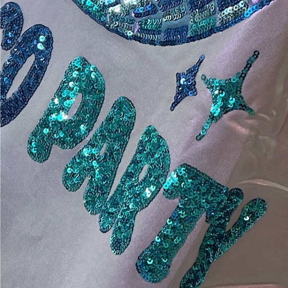 FANTASTIC FAWN disco party lavender tunic dress S M L - Picture 9 of 9